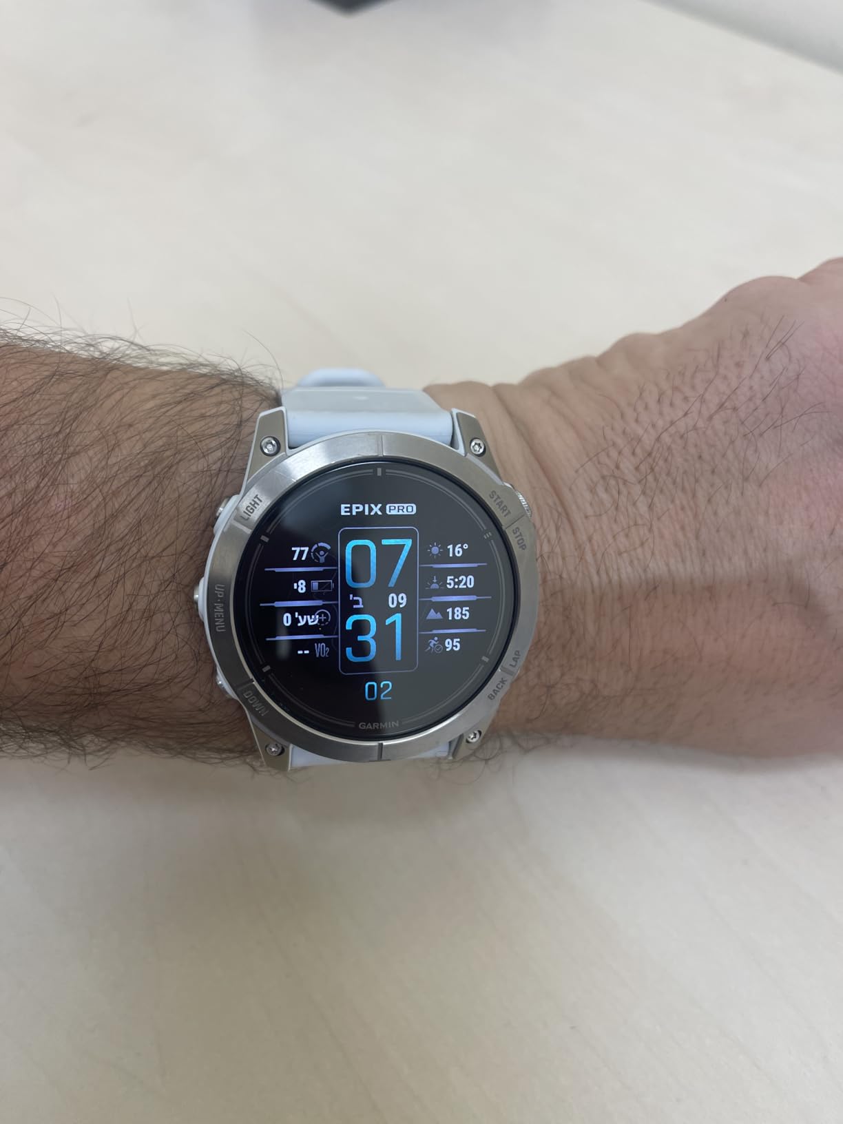 epix Pro (Gen 2) Sapphire Edition, 47mm, High Performance Smartwatch, Advanced Training Technology, Built-in Flashlight, Black customer photo 2