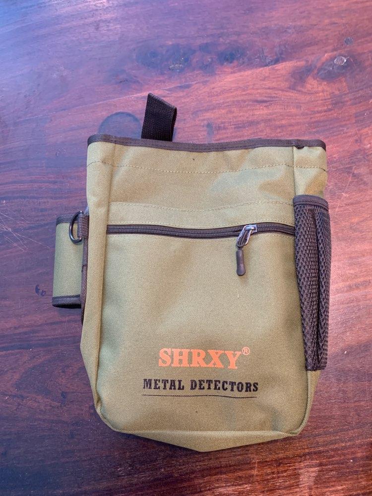 shrxy Metal Detecting Finds Bag Waist Digger Pouch Tools Bag for PinPointer Garrett Detector Xp ProPointer Accessories (Coral) customer photo 2