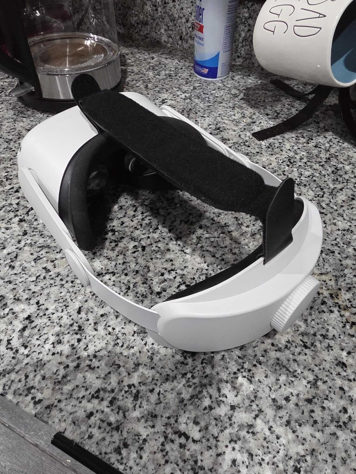 Head Strap Compatible with Oculus Quest 2,Meta Quest 2 Accessories Adjustable Elite Strap Replacement for Enhanced Comfort Support and Gaming Immersion in VR (Without Battery) customer photo 2