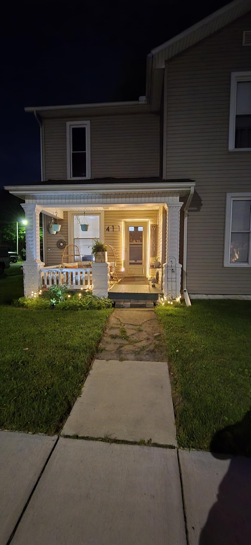 8'' Modern Floating House Numbers for Outside, Large Black Shadow Home Number with Nails Kit & Template, Easy to Be Mounted for Exterior House Address, Garage Gate, Street, Farmhouse, Number 2 customer photo 2