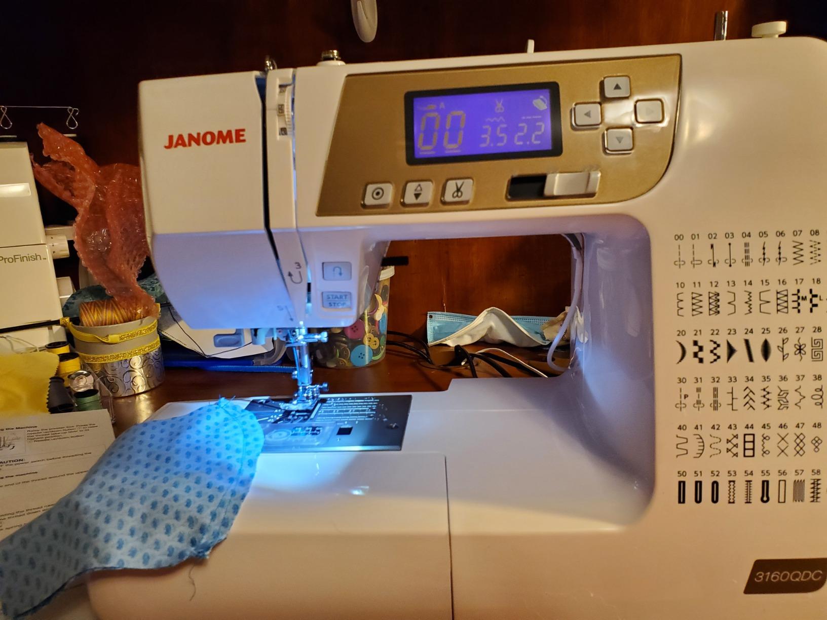 Janome 3160QDC-G Sewing and Quilting Machine with Bonus Quilt Kit! customer photo 2