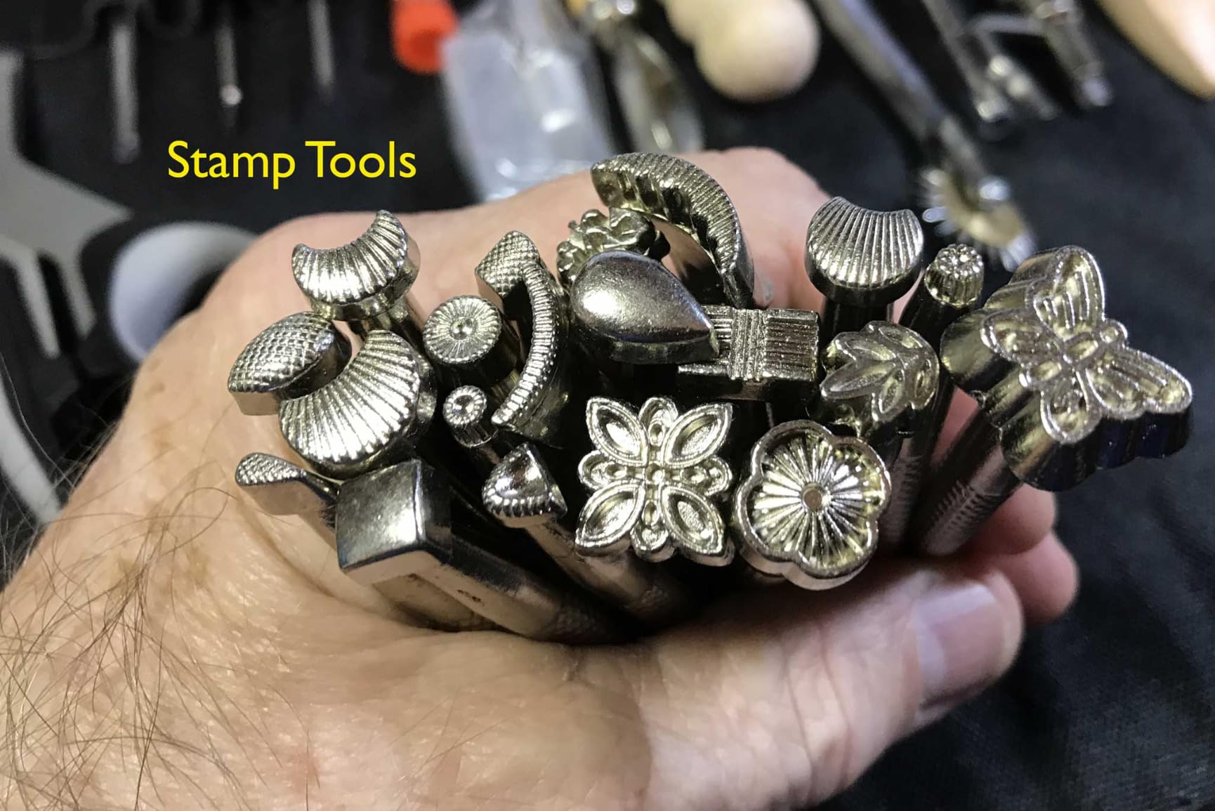 Nicpro 85PCS Leather Tooling Kit Leather Working Tools Kit with Custom Storage Bag, Adults Leather Making Craft Tools Beginner Kit for Stamping Sewing Carving Cutting Punching Leather Working customer photo 2