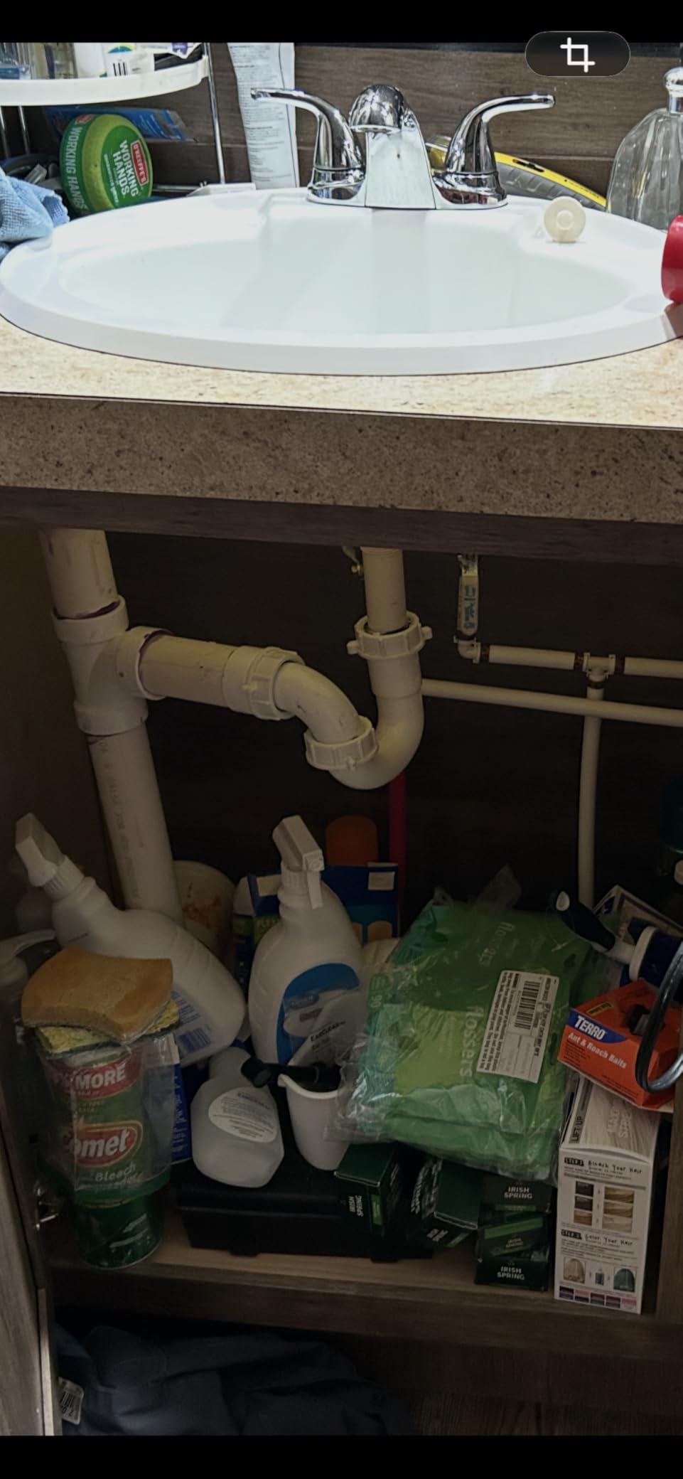 Vtopmart 4 Pack Large Stackable Storage Drawers,Easily Assemble Acrylic Bathroom Closet Undersink Organizers and Storage,Plastic Bins for Kitchen Cabinets,Pantry,Makeup,Medicine Organization customer photo 2