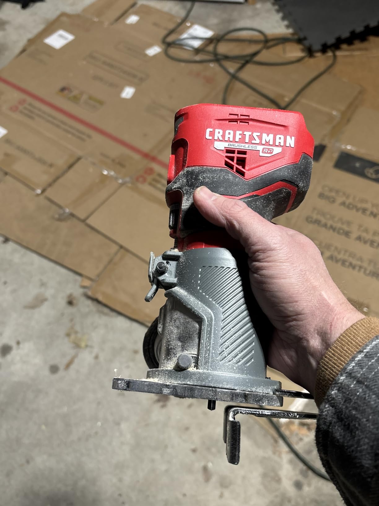 CRAFTSMAN V20 Router Tool, Cordless, Variable Speed, Fixed Base Router with Depth Adjustment, Bare Tool Only (CMCW400B) customer photo 1