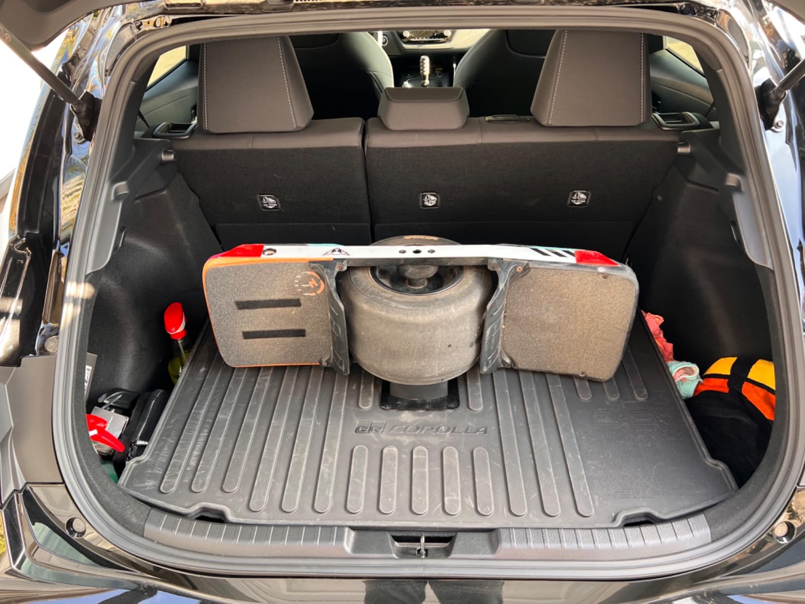 Car Trunk Stand for OneWheel GT, Pint X, Pint, XR - Fit All Cars, Trucks & SUVs Trunk, Secures Onewheel Stably, Effectively Protects OneWheel from Impact in The Trunk customer photo 2