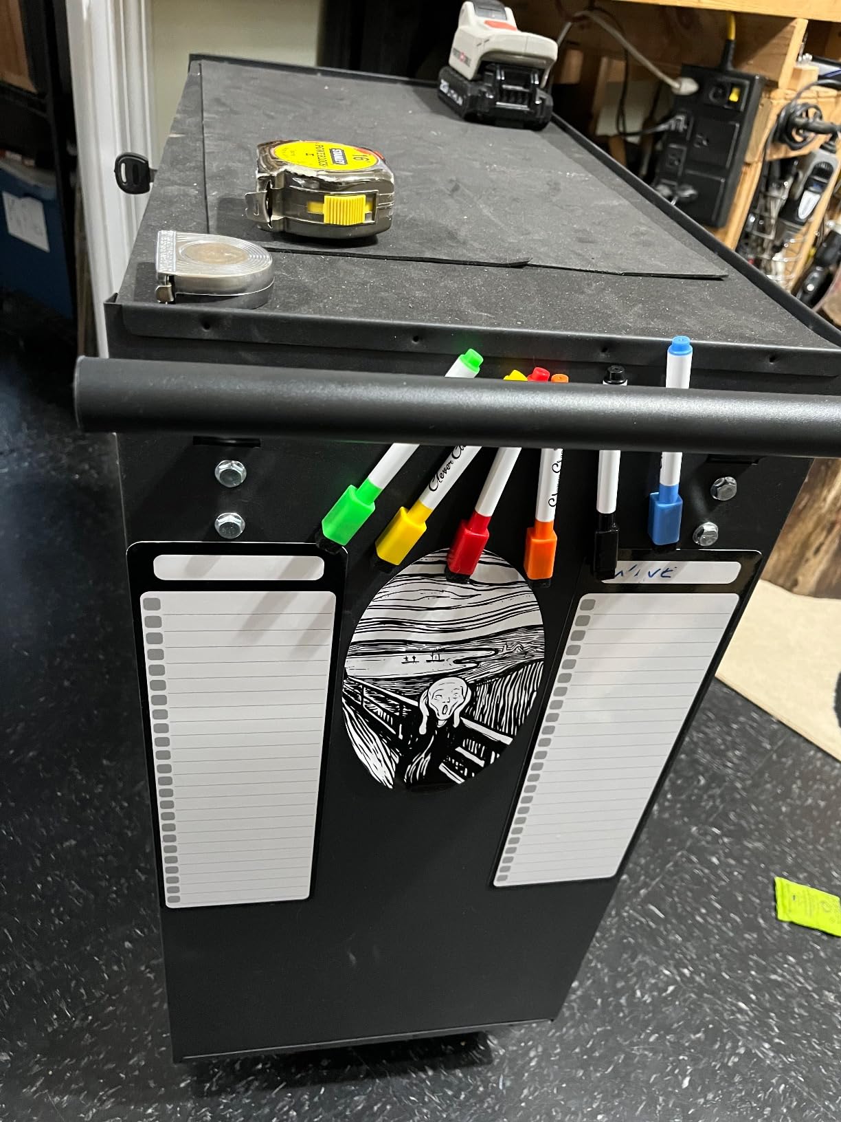 TUFFIOM 5-Drawer Rolling Tool Chest w/Drawers & Lock, Tool Storage Cabinet with Lockable Wheels, Top Cushion & Drawer Liners, Tool Organizer Box for Garage, Warehouse & Repair Shop customer photo 2