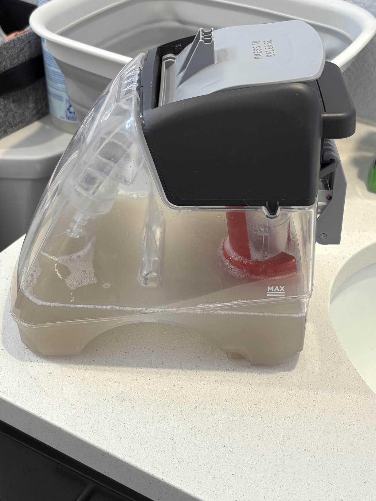 Hoover PowerDash Pet+ Compact Carpet Cleaner Machine, Lightweight Carpet Shampooer Machine customer photo 2