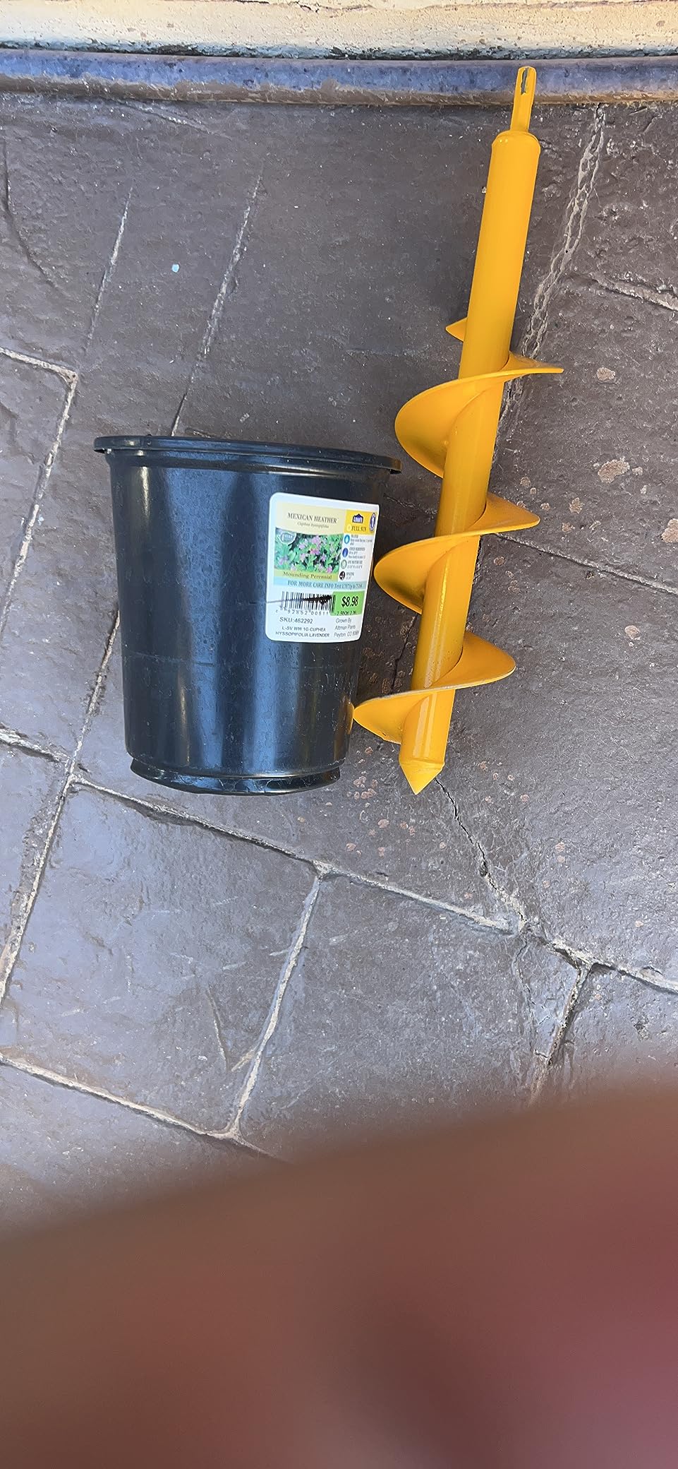 Garden Auger Drill Bit for Planting - Pack of (2) - 1.6