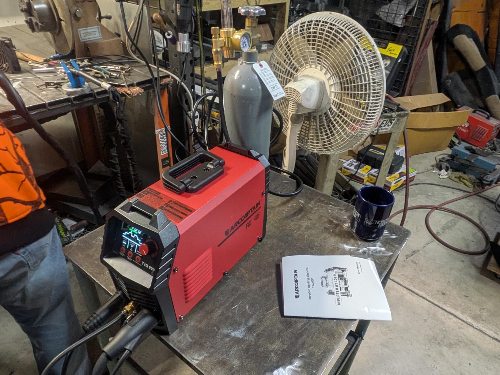 ARCCAPTAIN TIG Welder AC/DC 200Amp with Pulse, Aluminum TIG Welder 110V/220V TIG Welder with Square/Triangular Wave/Stick/MMA/Spot 7 in 1 MultiProcess Welding Machine customer photo 2