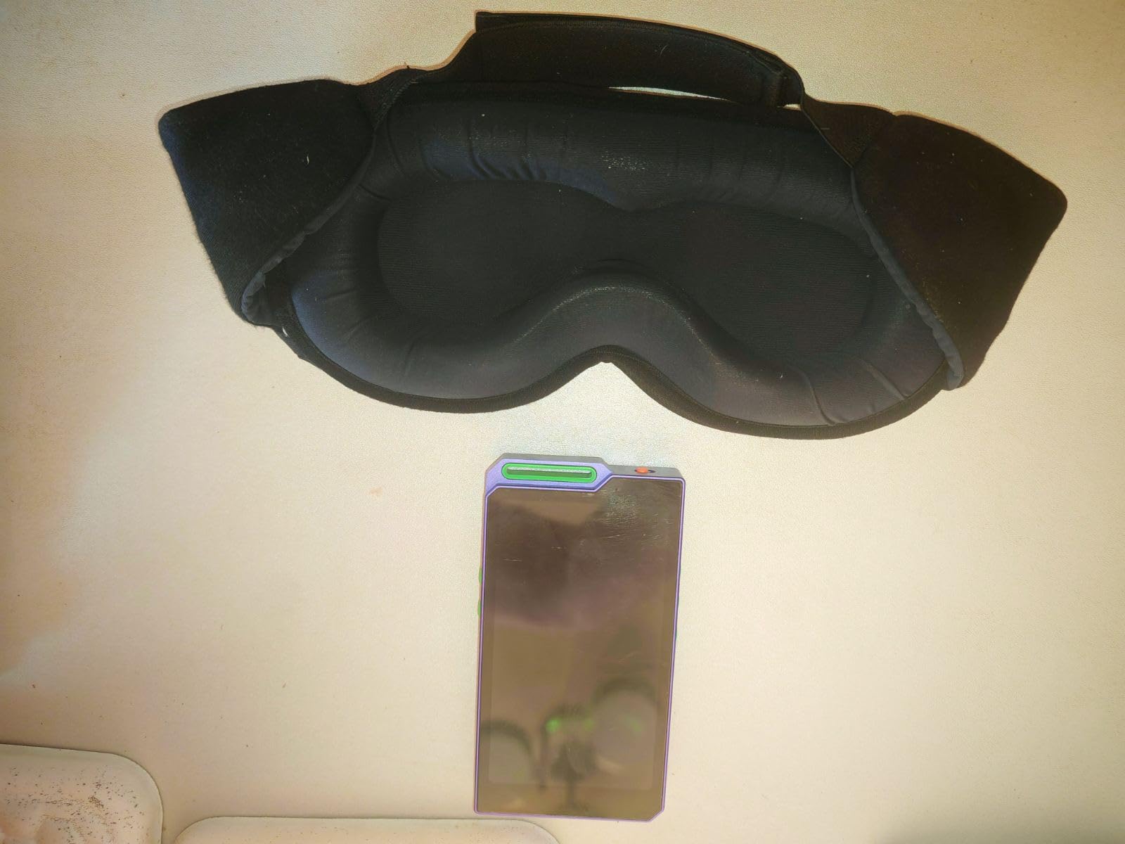 Sleep Mask Headphones Bluetooth 5.4 with 3D Removable Hot & Cold Compress, TOPOINT Weighted Eye Mask Blackout Soft, Cooling Breathable for Women Men Deep Sleep Relax Tired Eyes Migraine Office Travel customer photo 2