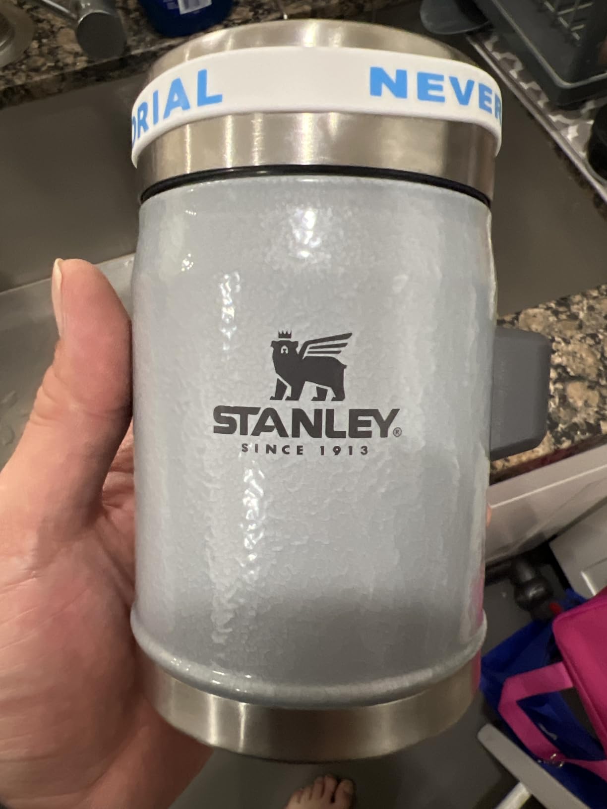 STANLEY Classic Food Jar and Spork | Vacuum Insulated Food Container | Wide Mouth Screw On Lid | Packable for Travel | Stainless Steel with Leakproof Lid | BPA-Free customer photo 1