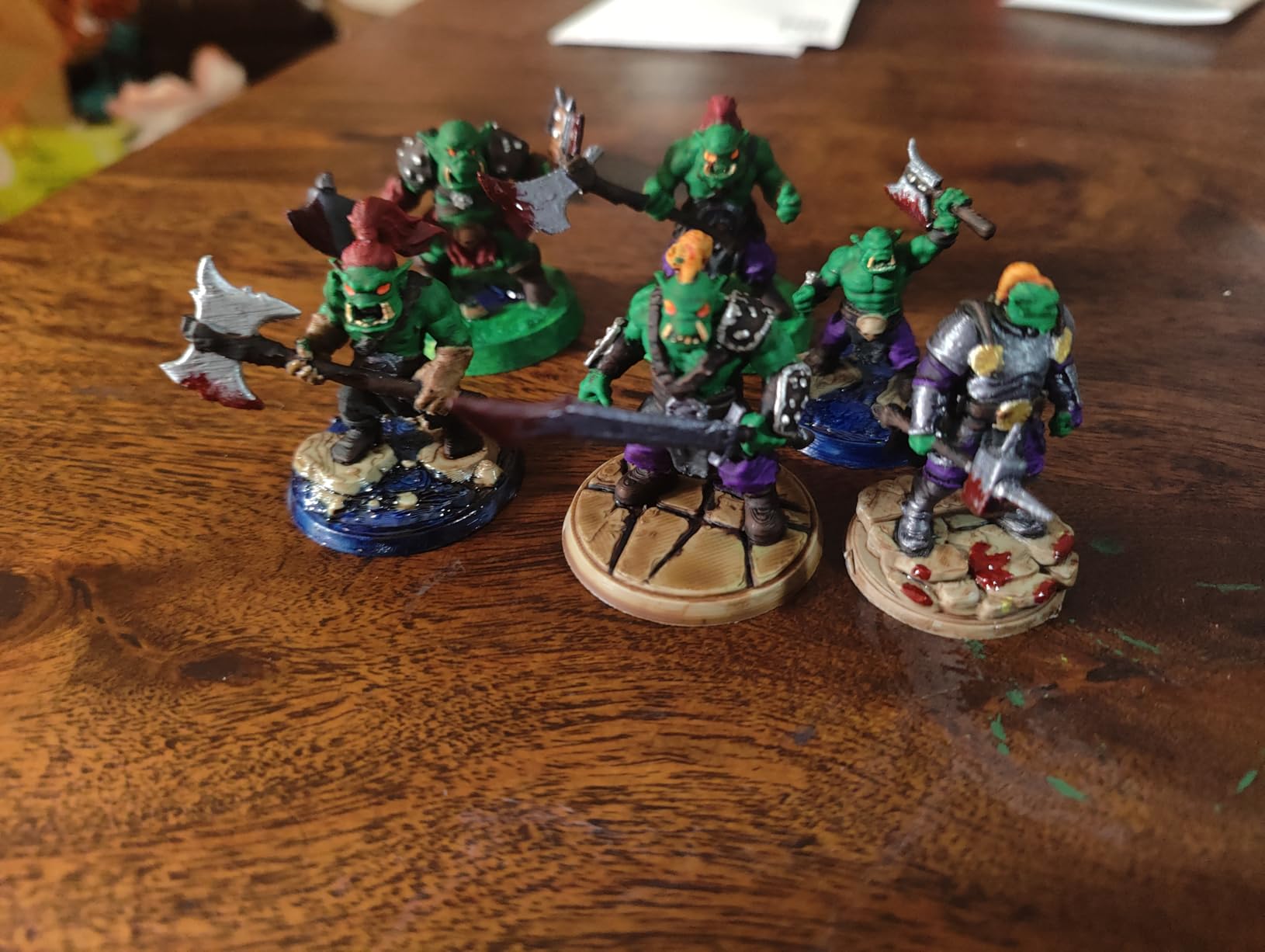 The Army Painter, Speedpaint 2.0 Starter Paint Set, 10 x 18 ml Acrylic Contrast Paints incl. 1 Basecoating Brush for DnD and Warhammer Figures customer photo 1