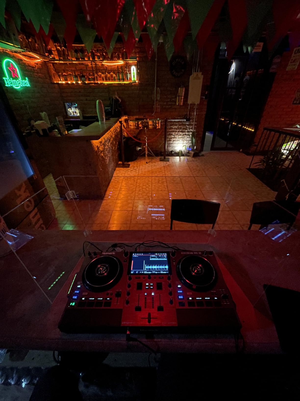 Numark Mixstream Pro Go Portable DJ Controller with Battery, Mixer with Stem Separation, Speakers, WiFi Streaming, Touchscreen, works with Serato DJ customer photo 1