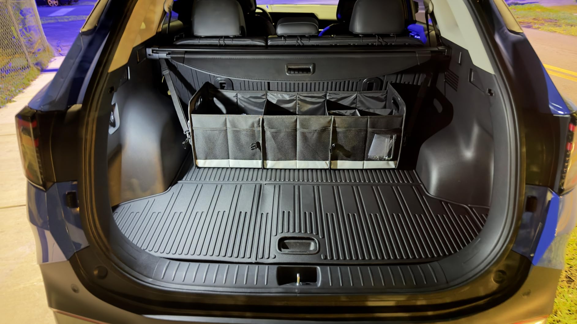 Trunk Organizer for Car, 95L Large Capacity Storage with Non-Slip Bottom Strips and 2 Retractable Straps, Cargo Organizer for Suv, Truck, Sedan, Waterproof Portable Car Organizers for Women Men customer photo 1