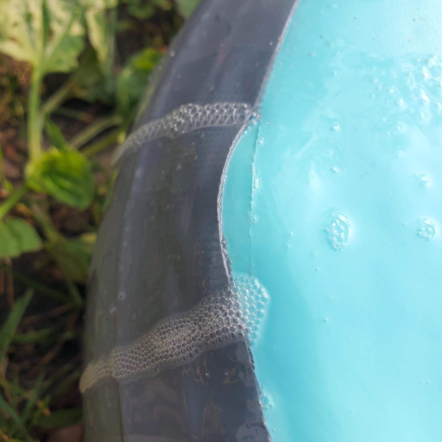 AWSUM Inflatable Floating Dock Air Dock Platform Floating Island Raft with None-Slip Surface for Pool Beach Ocean (5 × 6 ft) customer photo 2