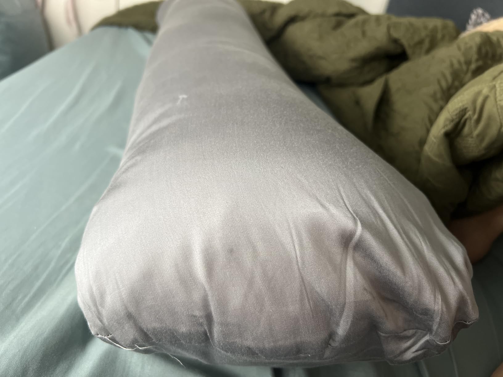 SleepCloud Weighted Body Pillow 6.5lbs - Weighted Pillow for Deeper Sleep (41