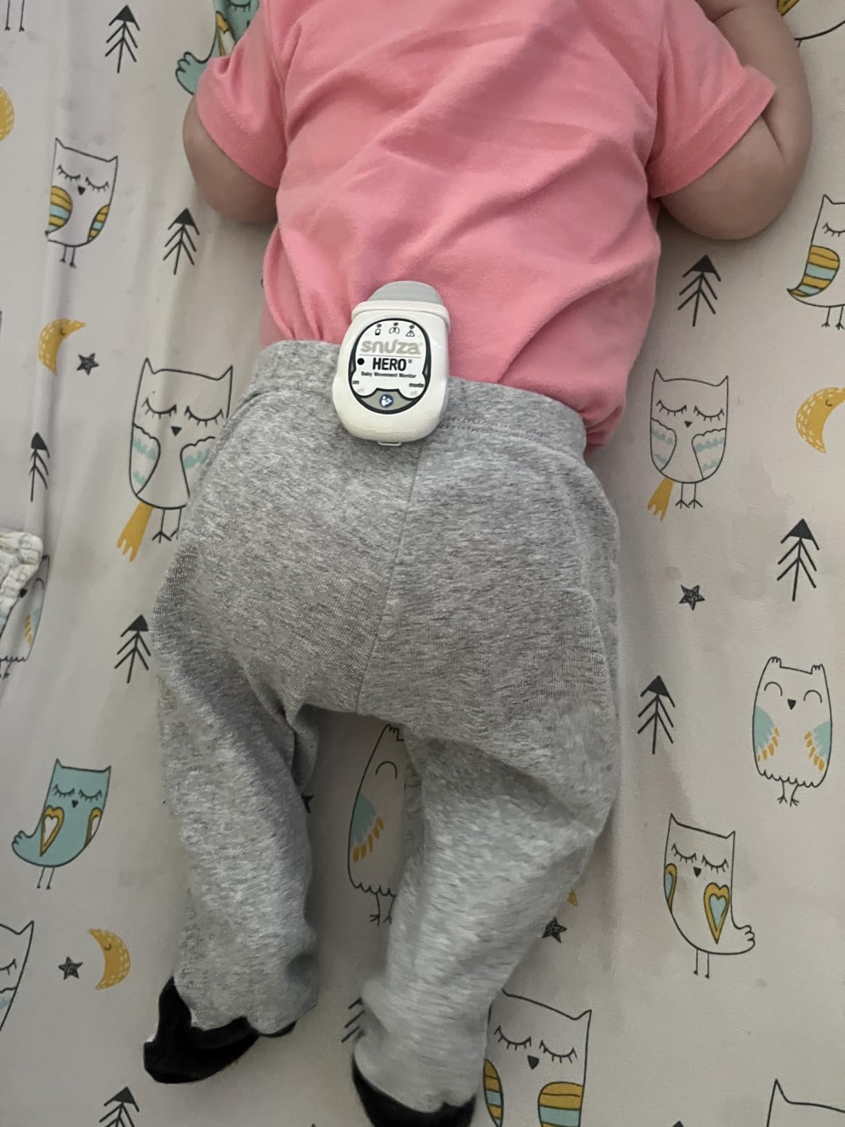 Snuza Hero Baby Movement Monitor with Patented Sensor Technology for Reliable Movement Monitoring and Alerts. No WiFi, Cords, or Sensor Pads, Portable and Easy to Set Up and Use customer photo 1