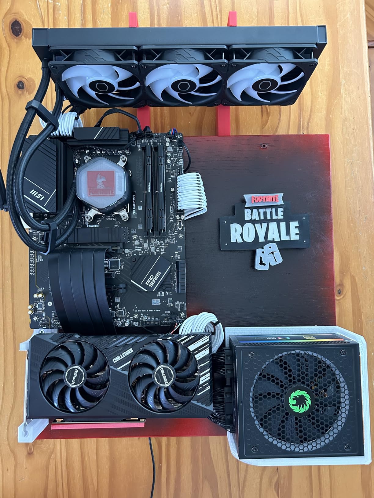 GLOTRENDS 250mm PCIe 4.0 X16 Riser Cable for PCIe 4.0/3.0 GPUs, Such as GeForce RTX 40/30 Series and AMD Radeon RX7000/RX6000 Series, etc customer photo 1