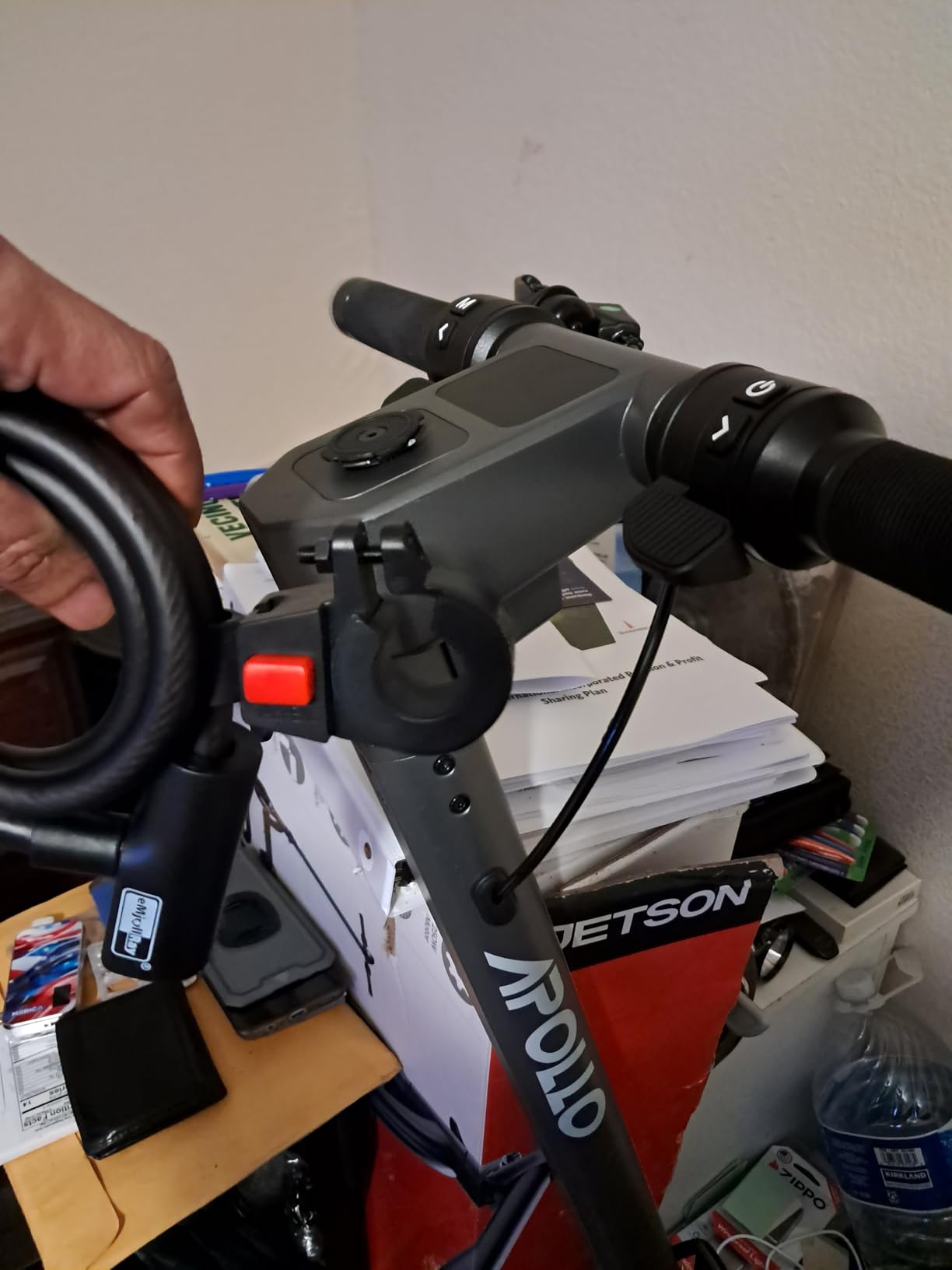 4 Feet Scooter Lock - Anti Theft Cable Lock with Mounting Bracket, Fits Electric Scooter, Road Bike, Mountain Bike customer photo 1