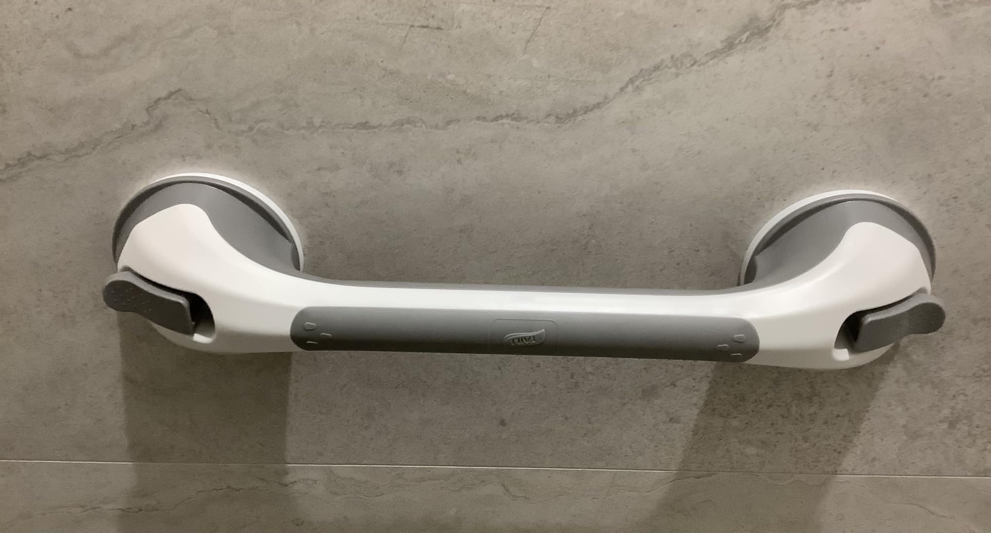 TAILI Grab Bars for Bathtubs and Showers 2 Pack Suction Grab Bar, Heavy Duty Shower Handle Removable Bath Handrails for Seniors and Elderly, Bathroom Safety Grip No Drilling Waterproof,Grey customer photo 2