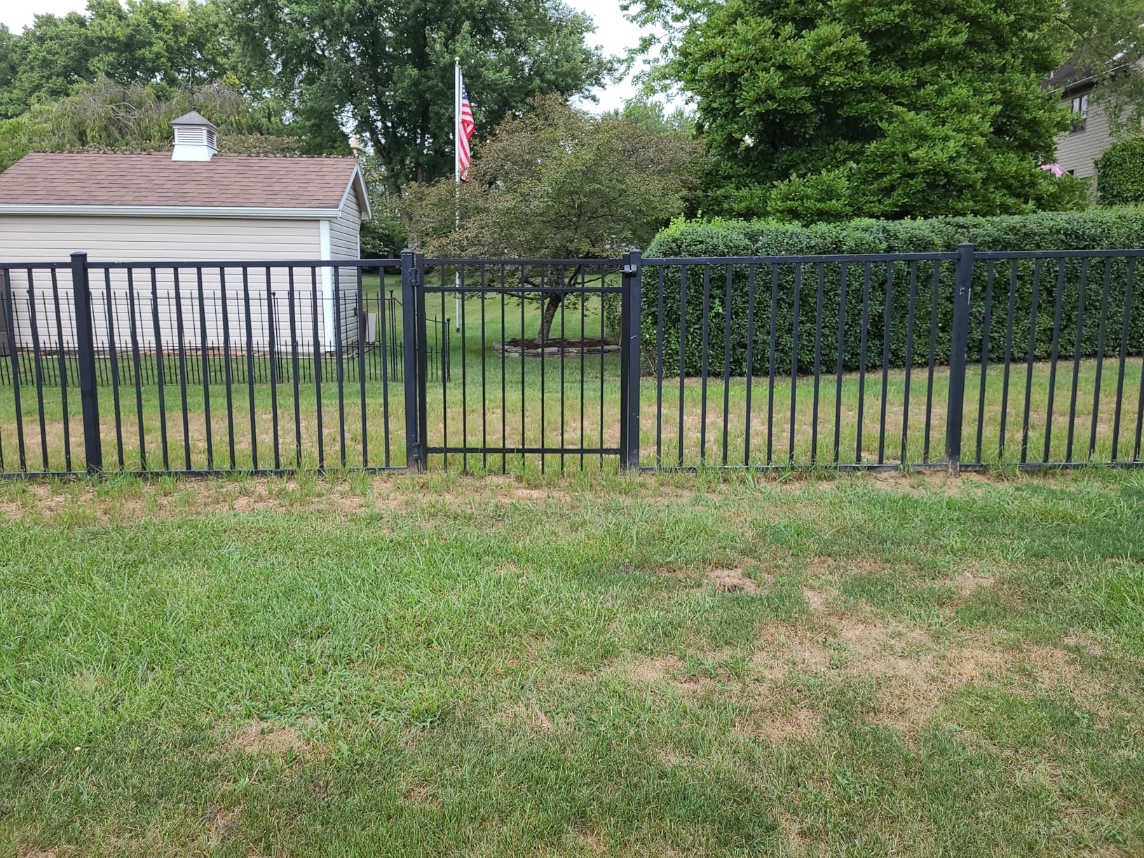 Weatherables Livingston Aluminum Gate Kit - DIY Kit for Backyard and Garden Fencing, Made with Durable Powder-Coated Aluminum That Combats Rust, Fading, and Corrosion (4' Wide Gate Kit) customer photo 2