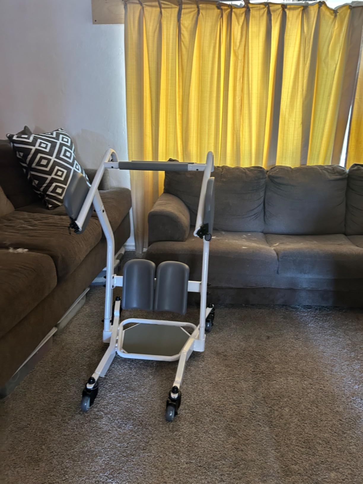 Stand Assist Patient Transport Unit, Safely Sit, Stand, Transfer & Transport, Fall Prevention Patient Transfer Lifter for Home and Facilities, 400 lb Capacity customer photo 1