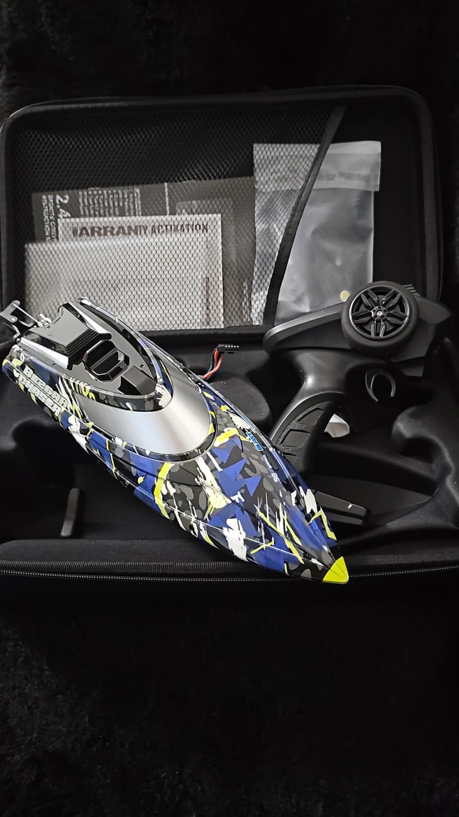 BEZGAR TX123 Remote Control Boats - Fast Speed RC Boat 32+ KPH with A Portable Suitcase for Lakes & Pools & Salt Water customer photo 2