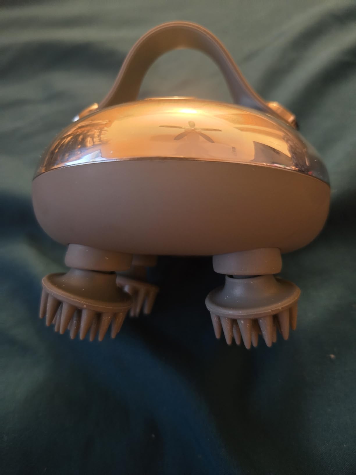 Portable Electric Scalp Massager- IPX7 Waterproof Head Massager with 2 Interchangeable Heads (100 Anti-Tangle Scalp Nodes + 1000+ Face Cleansing Nodes), USB-C Rechargeable, 3 Speeds & 2 Massage Styles customer photo 1