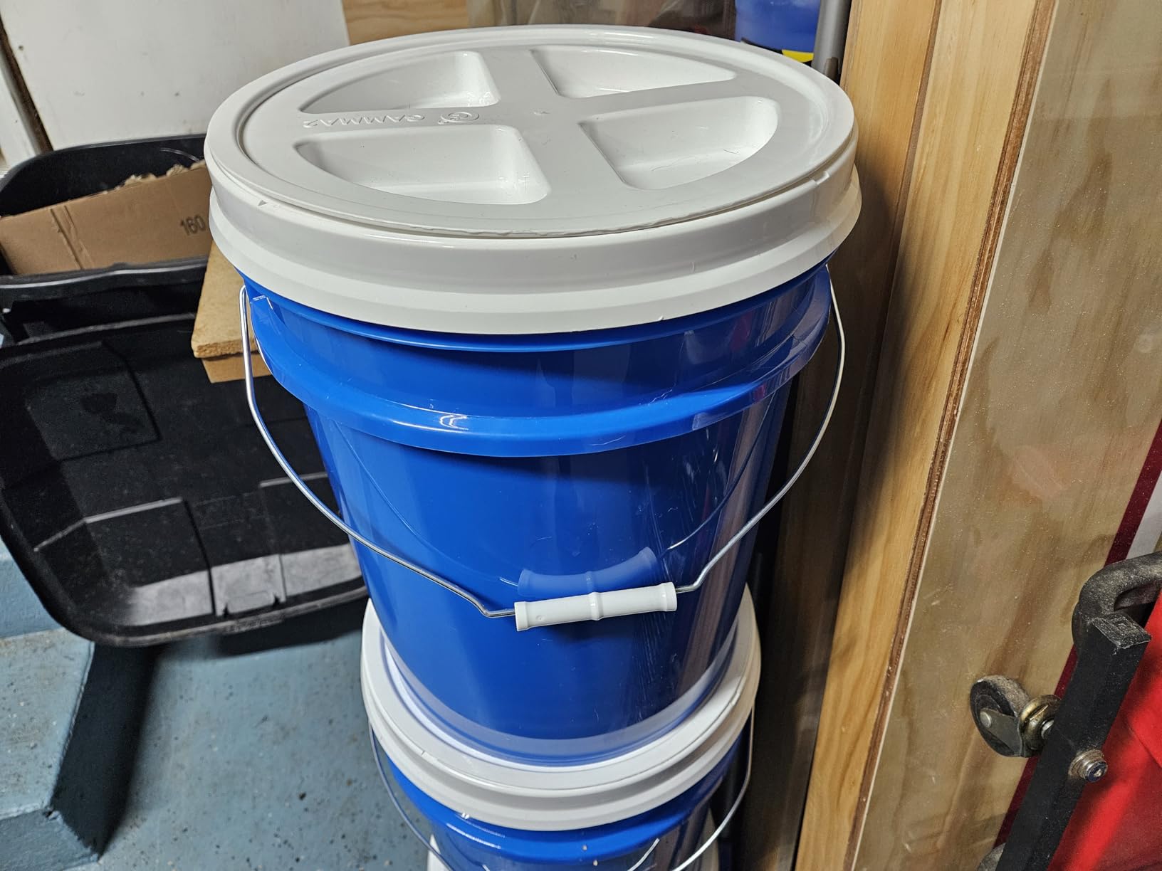 ePackageSupply Premium 5 Gallon Food Grade Plastic Pail with Gamma Seal Lid | Made in USA | BPA-Free | Heavy-Duty 90 Mil | Airtight Stackable Container, 6 Count customer photo 1