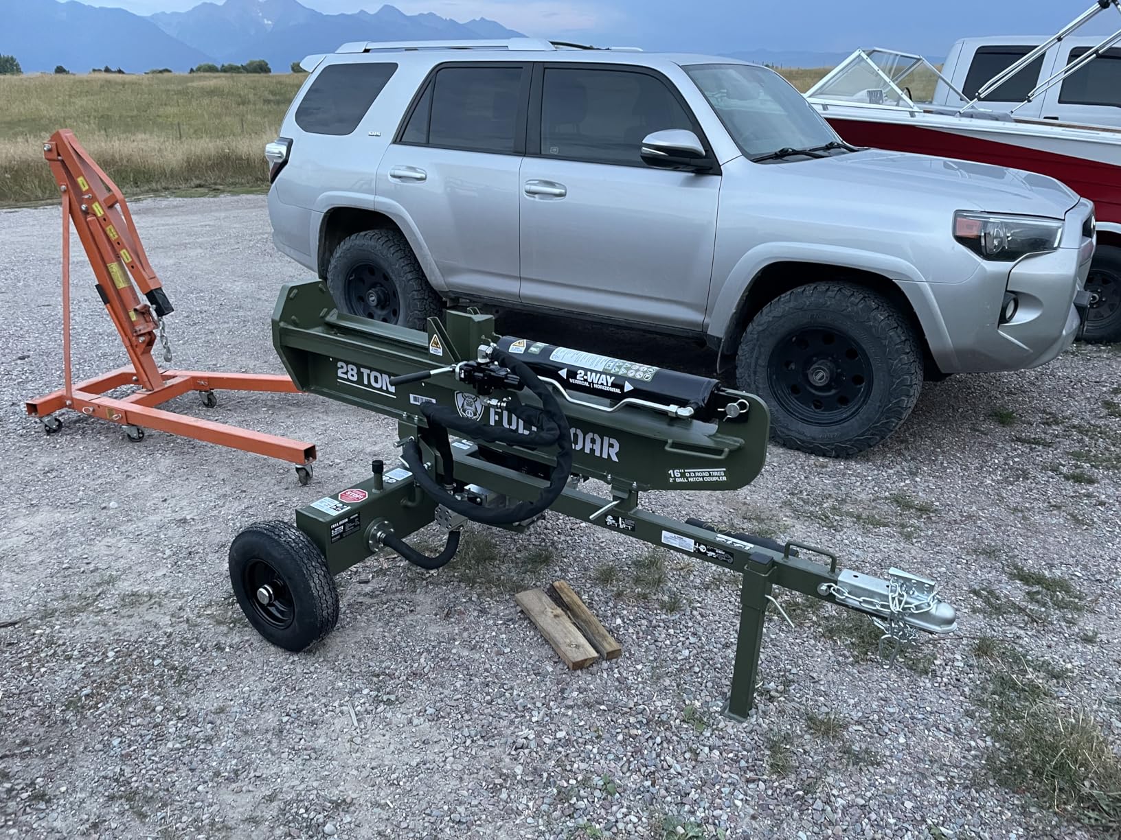 28 Ton Log Splitter - Full Boar Engine 212cc (49 State) customer photo 1