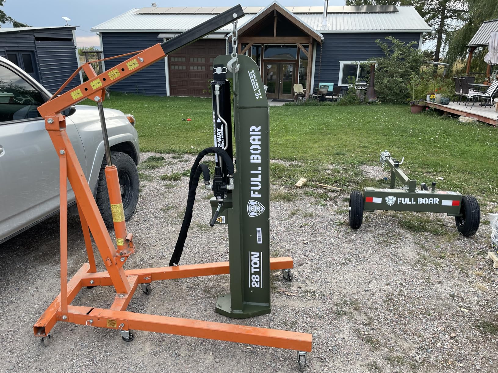 28 Ton Log Splitter - Full Boar Engine 212cc (49 State) customer photo 2