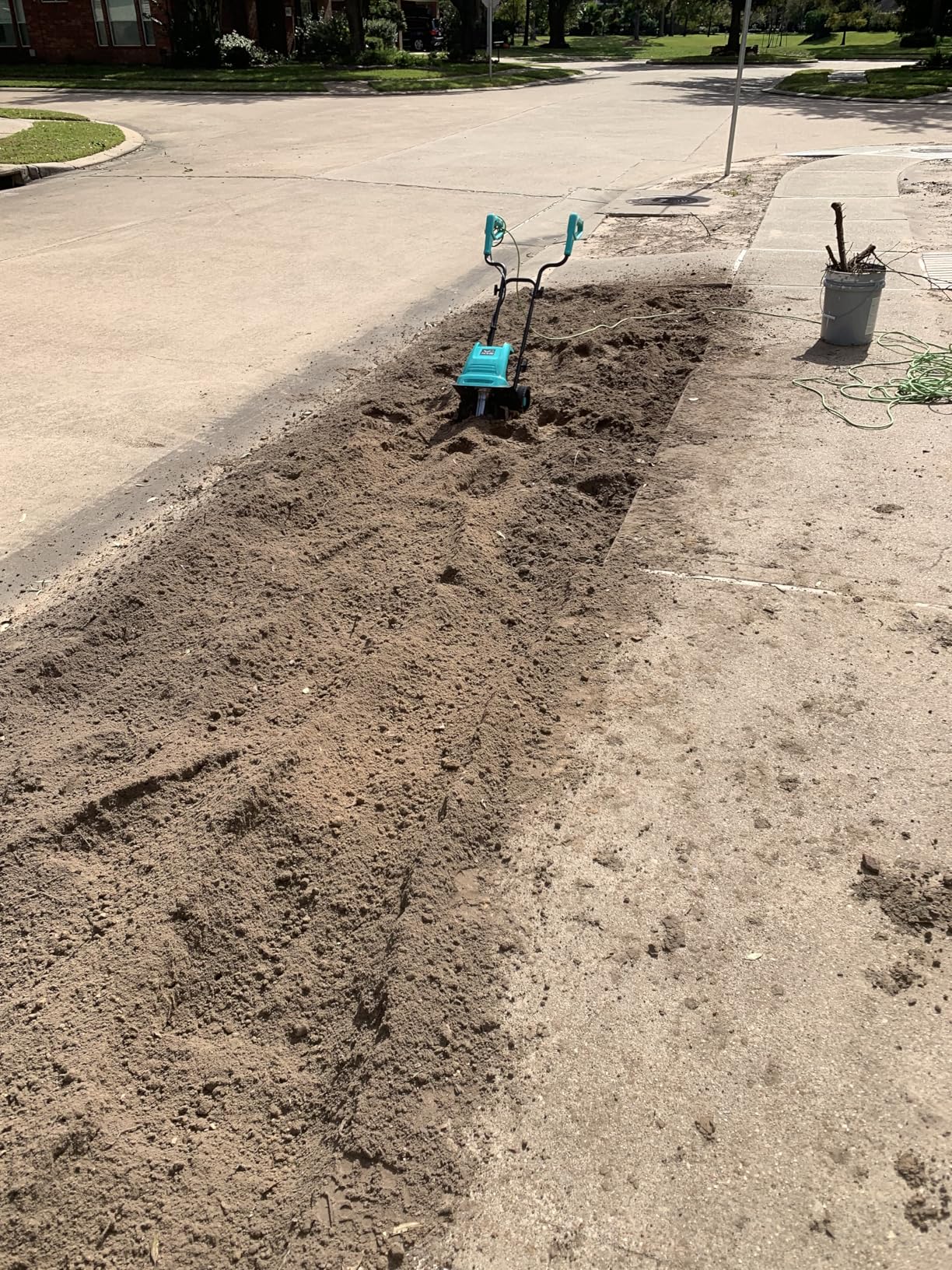 Electric Rototiller Garden Tiller 12 Inch Tilling Width 8-Inch Electric Tiller 10.5 Amp Tiller Cultivator for Garden Yard customer photo 1