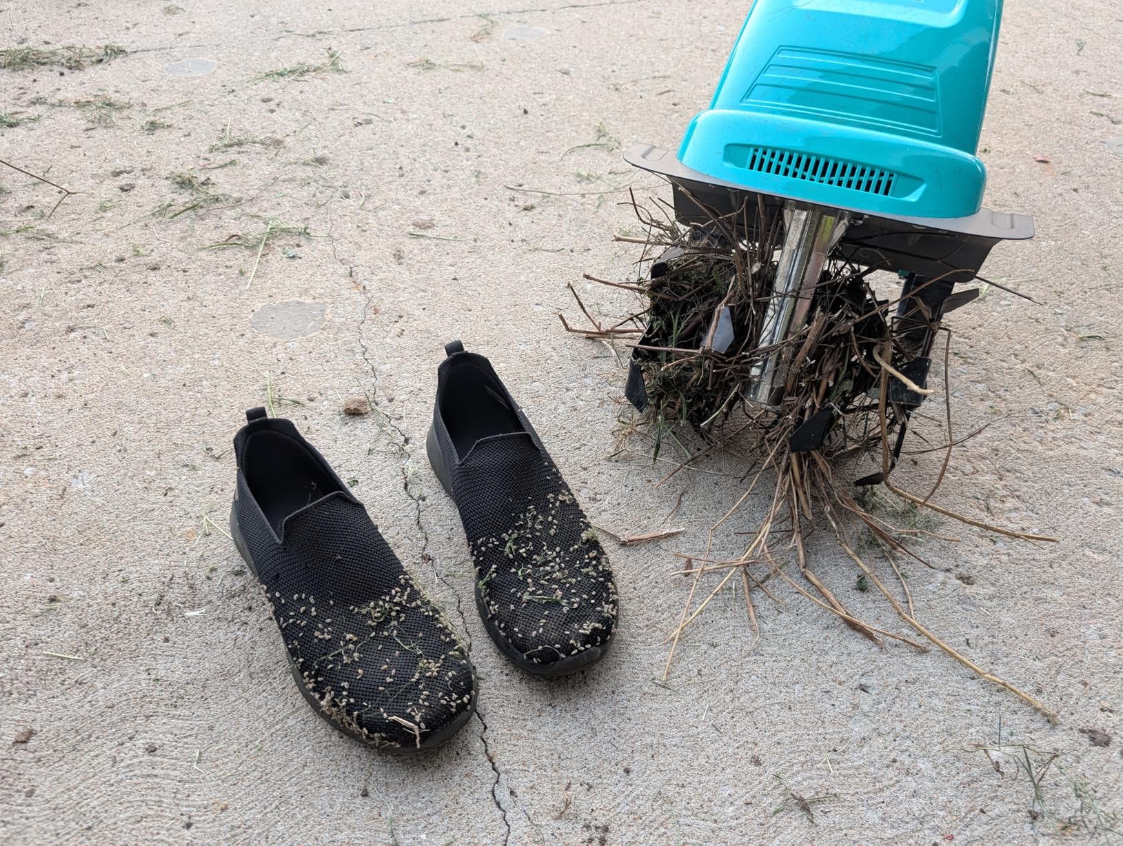 Electric Rototiller Garden Tiller 12 Inch Tilling Width 8-Inch Electric Tiller 10.5 Amp Tiller Cultivator for Garden Yard customer photo 2