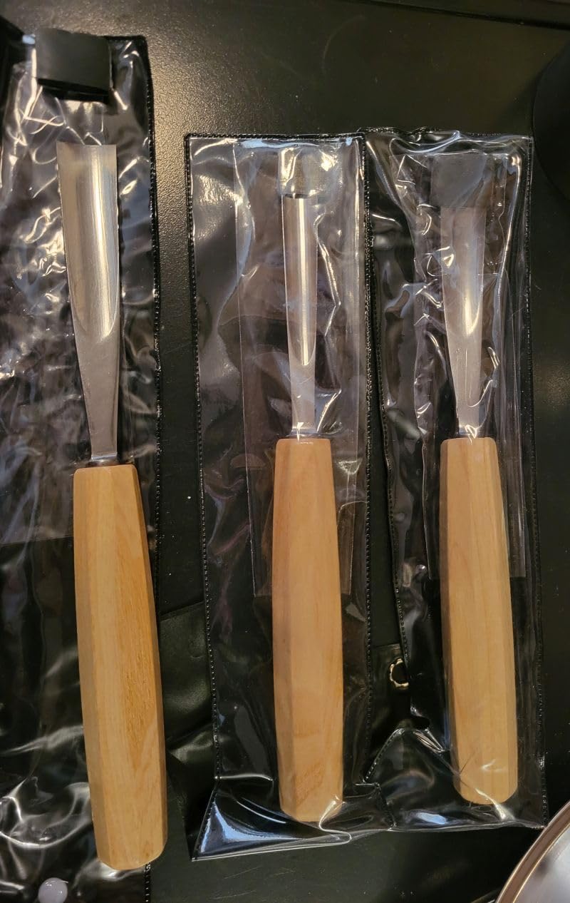 Wood Carving Kit, 12 PCS Wood Carving Set - Wood Carving Tools with Canvas Case,Sharp Cr-V 60 Steel Blades, Wood Chisel Sets for Beginners and Professionals customer photo 2