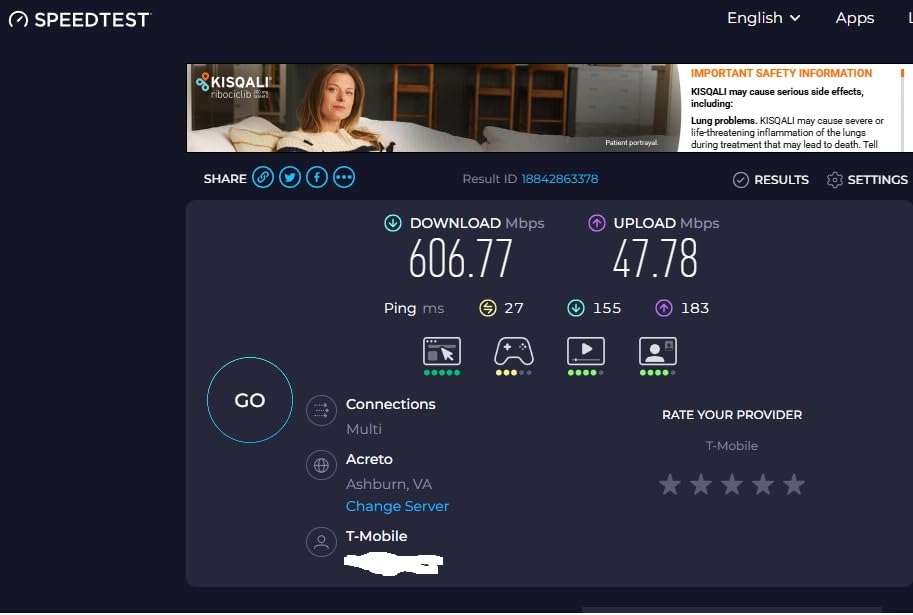 GL.iNet GL-X3000 (Spitz AX) Cellular Gateway 5G Router for House & RV, Wi-Fi 6, Detachable Antennas, Dual-SIM, T-Mobile & AT&T IoT Device Certified, Family/Rural Area/Road Trips customer photo 1