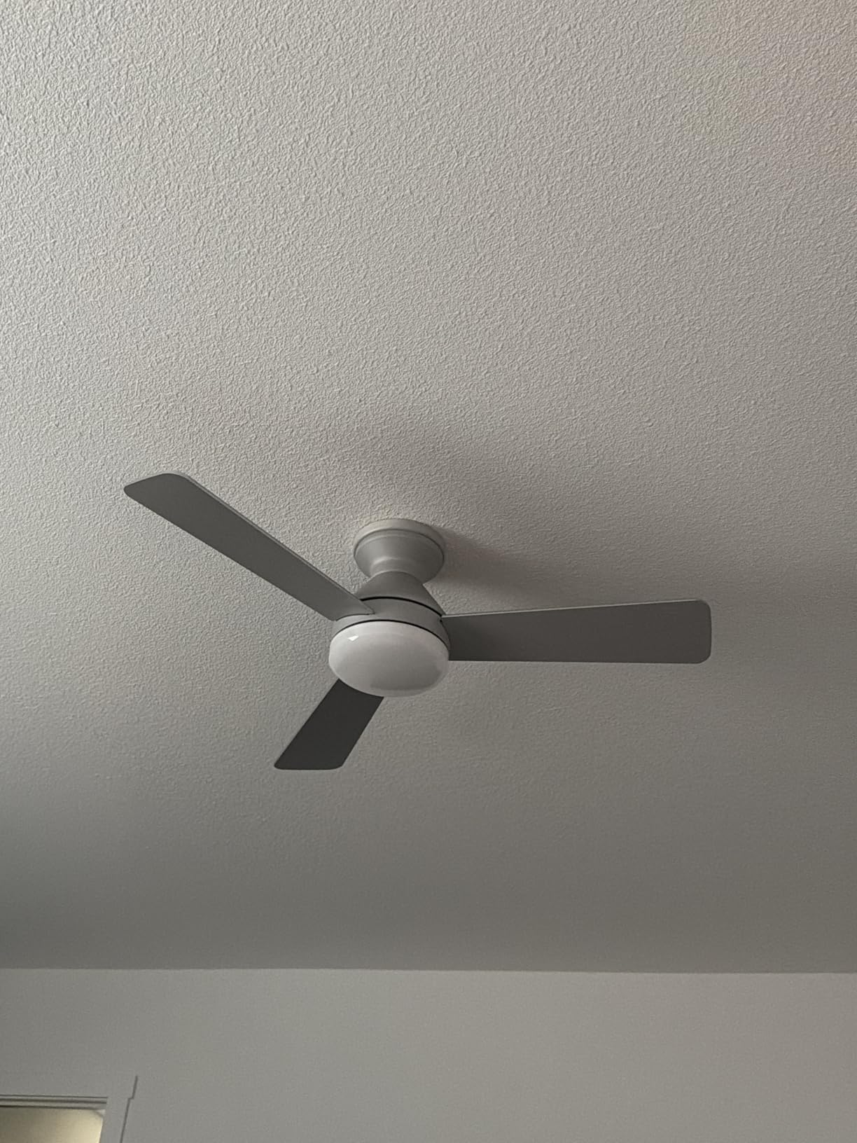 Amico Ceiling Fans with Lights, 42 inch Low Profile Ceiling fan with Light and Remote Control, Flush Mount, Reversible, 3CCT, Dimmable, Noiseless, Black Ceiling Fan for Bedroom, Indoor/Outdoor Use customer photo 1