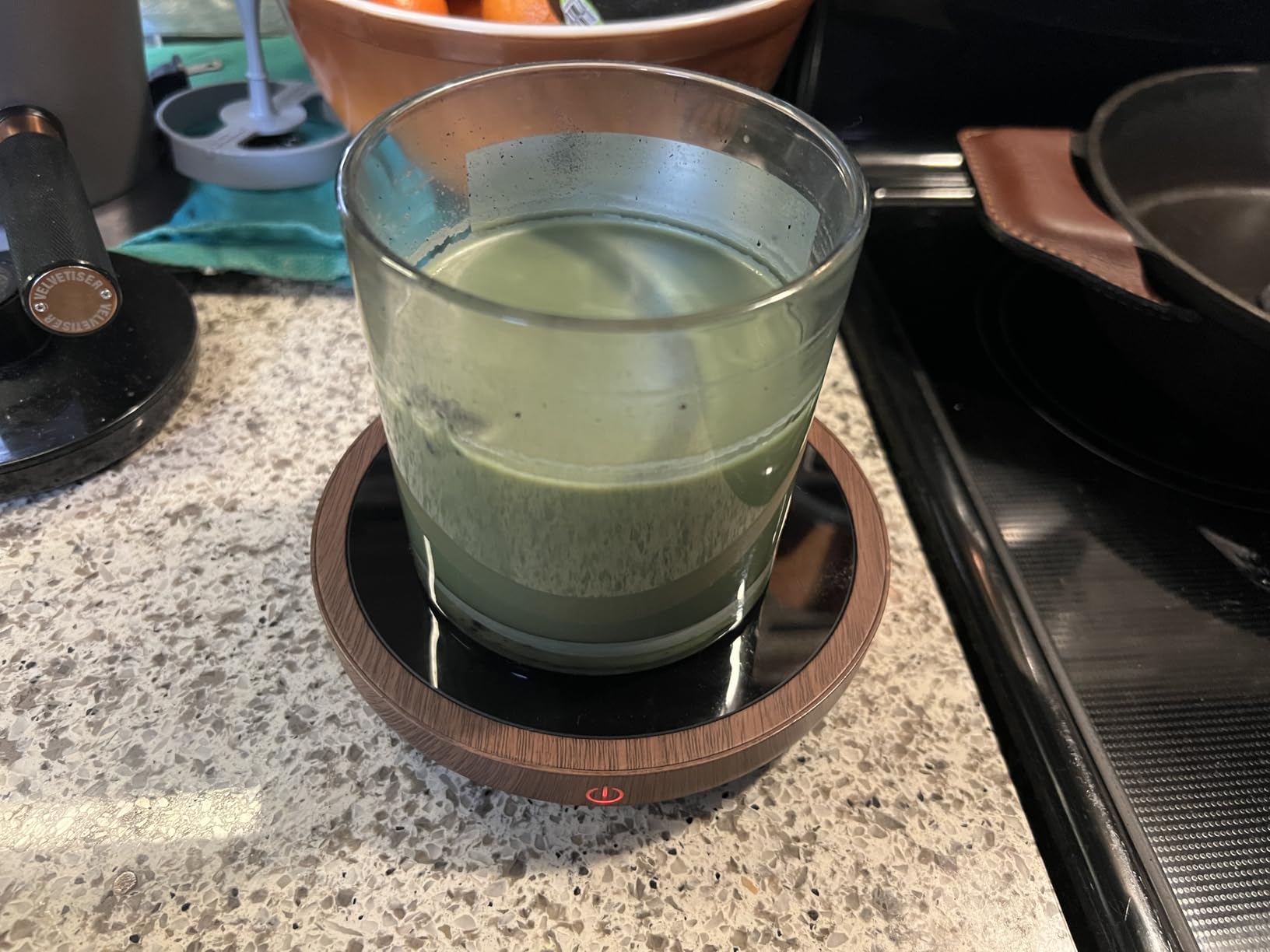 SWEETFULL Coffee Mug Warmer, 36W Electric Cup Warmer for Desk with 3-Temp Settings Advanced Temperature-Controlled Heating Coffee Gifts Accessories for Women Men Milk, Tea, Candle customer photo 1