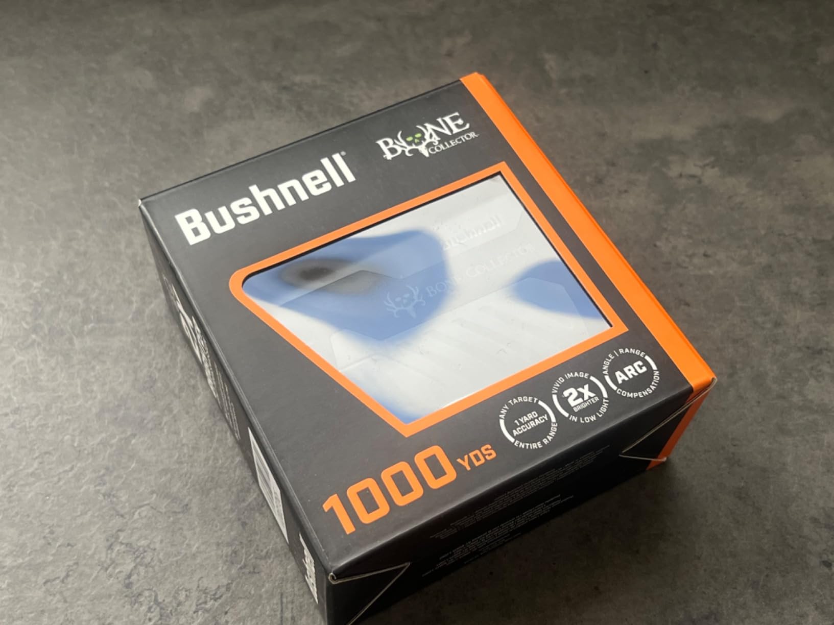 Bushnell BoneCollector 1000 Hunting Rangefinder - 1000 Yard Laser Range Finder with ARC Technology, 6X Magnification, 2X Brighter Multi-Coated Lens, and Fast Scan Mode customer photo 1