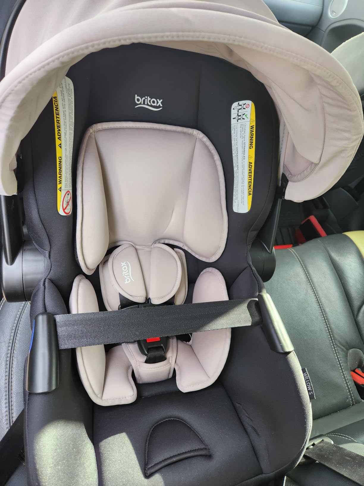 Britax Willow Brook S+ Travel System, Infant Car Seat Stroller Combo With Willow S Infant Car Seat, Alpine Base, and Brook+ Stroller; ClickTight Technology, SafeWash Insert and Cover - Jade Onyx customer photo 1
