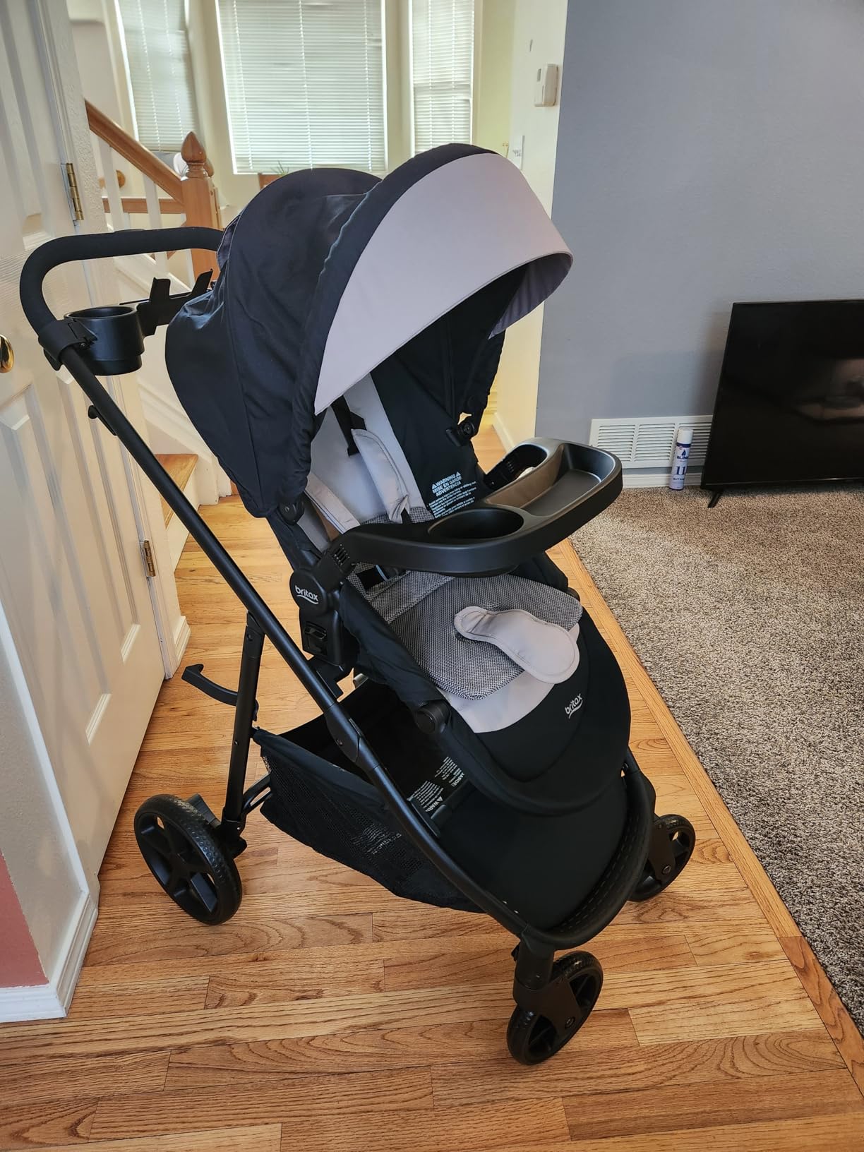 Britax Willow Brook S+ Travel System, Infant Car Seat Stroller Combo With Willow S Infant Car Seat, Alpine Base, and Brook+ Stroller; ClickTight Technology, SafeWash Insert and Cover - Jade Onyx customer photo 2