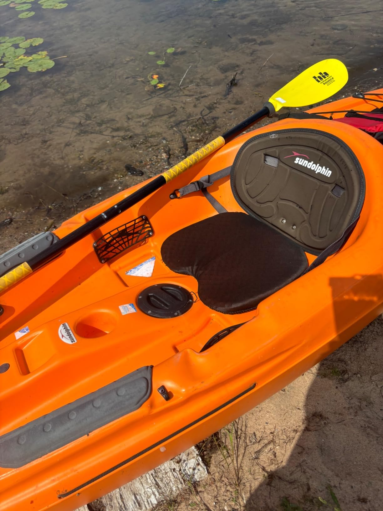 NEW-Vi Anti-Slip Kayak Seat Cushion - Waterproof Thicken Gel Boat Kayak Canoe Rowing Stadium Pad for Sit in Kayak Chair Kayak Accessories Equipment Gear for Fishing Kayak customer photo 1