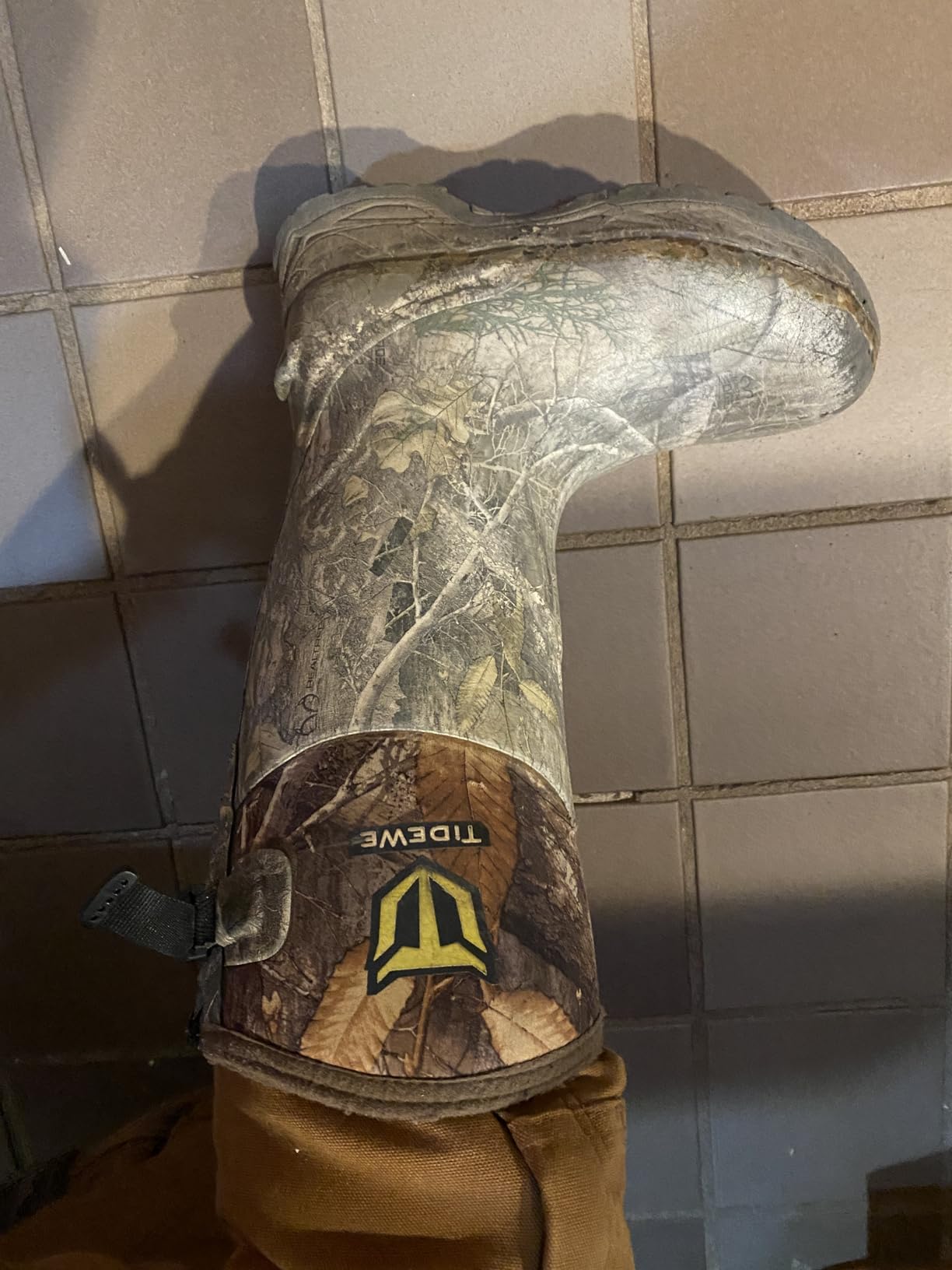 TIDEWE Rubber Hunting Boots - Waterproof Insulated with 7mm Neoprene 800g customer photo 1