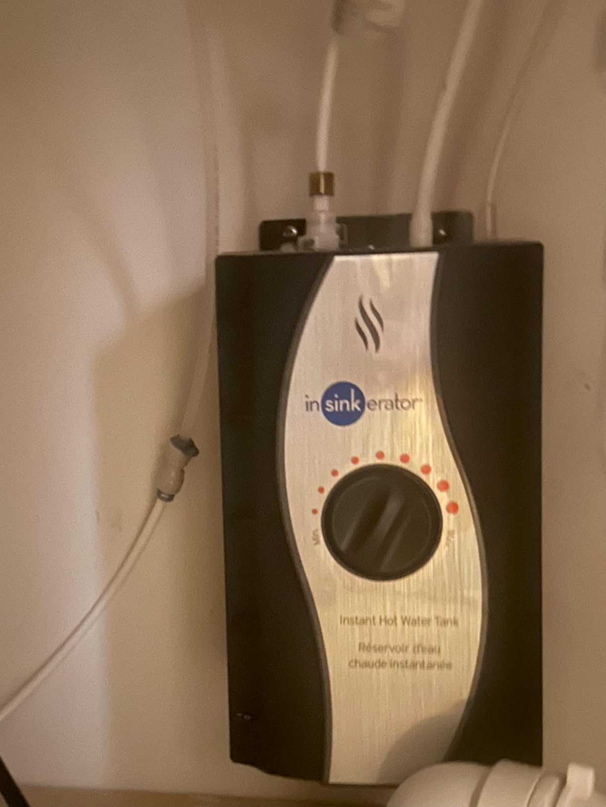 InSinkErator HOT250 Instant Hot Water Dispenser System, Single-Handle Faucet in Satin Nickel with 2/3-Gallon Stainless Steel Tank, H250SN-SS customer photo 2