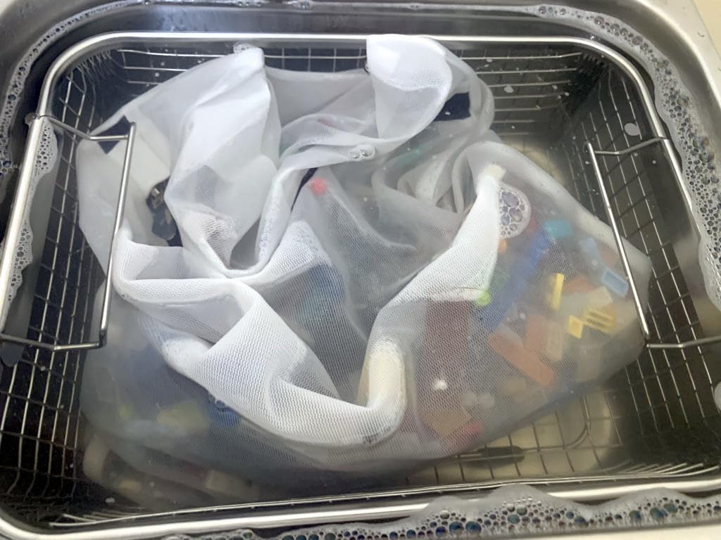 CREWORKS 30L Digital Ultrasonic Cleaning Machine with Heater and Timer, 600W Stainless Steel Ultrasonic Cleaner Machine, 7.9 gal Ultrasonic Parts Cleaner for Retainer Glasses Auto Tool Machine Part customer photo 1