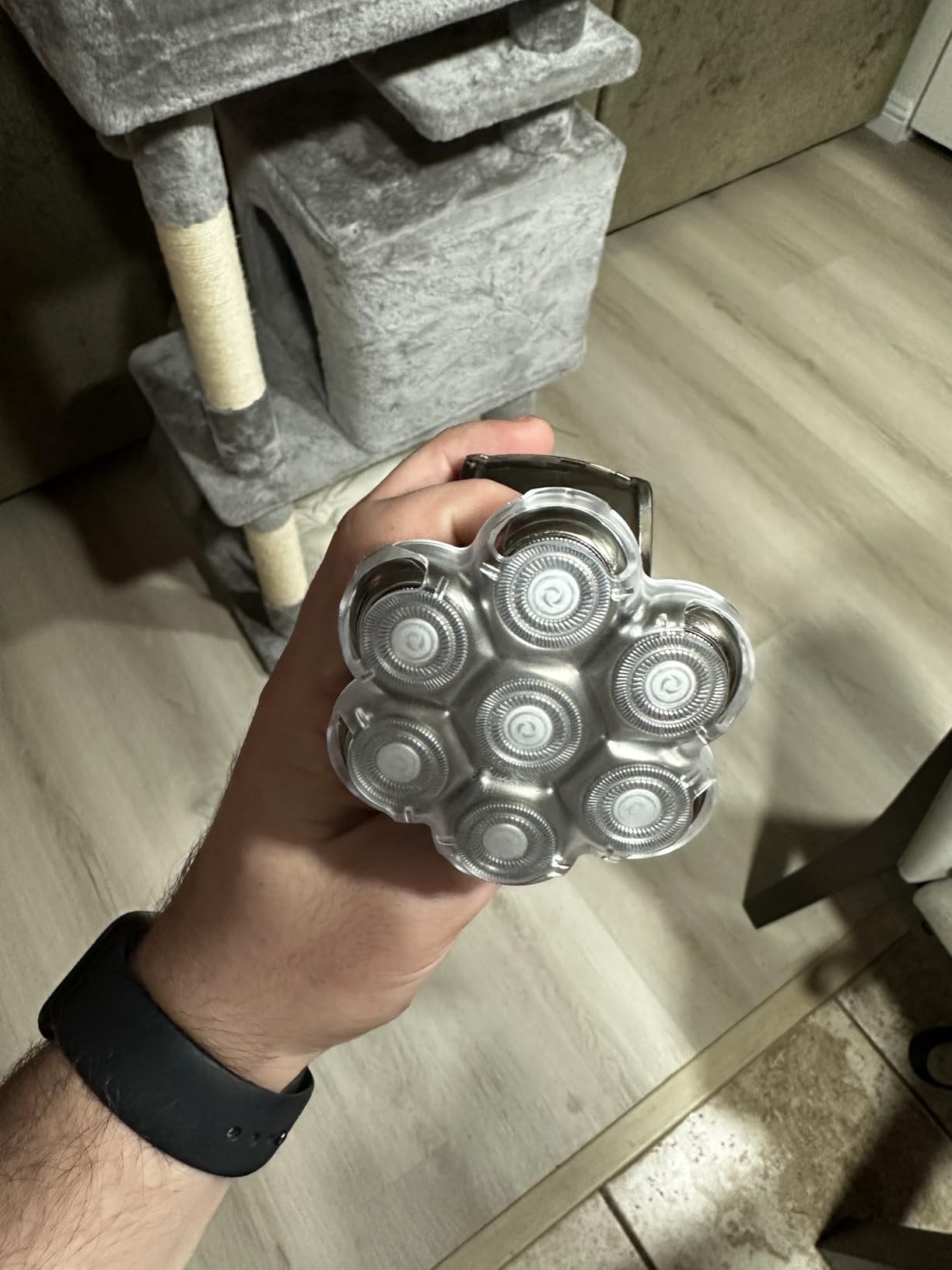 SHPAVVER 7D Head Shavers for Bald Men, Detachable Head Shaver LED Display Dry Wet Bald Razor, IPX7 Waterproof Electric Razor with Type-C Charge customer photo 1