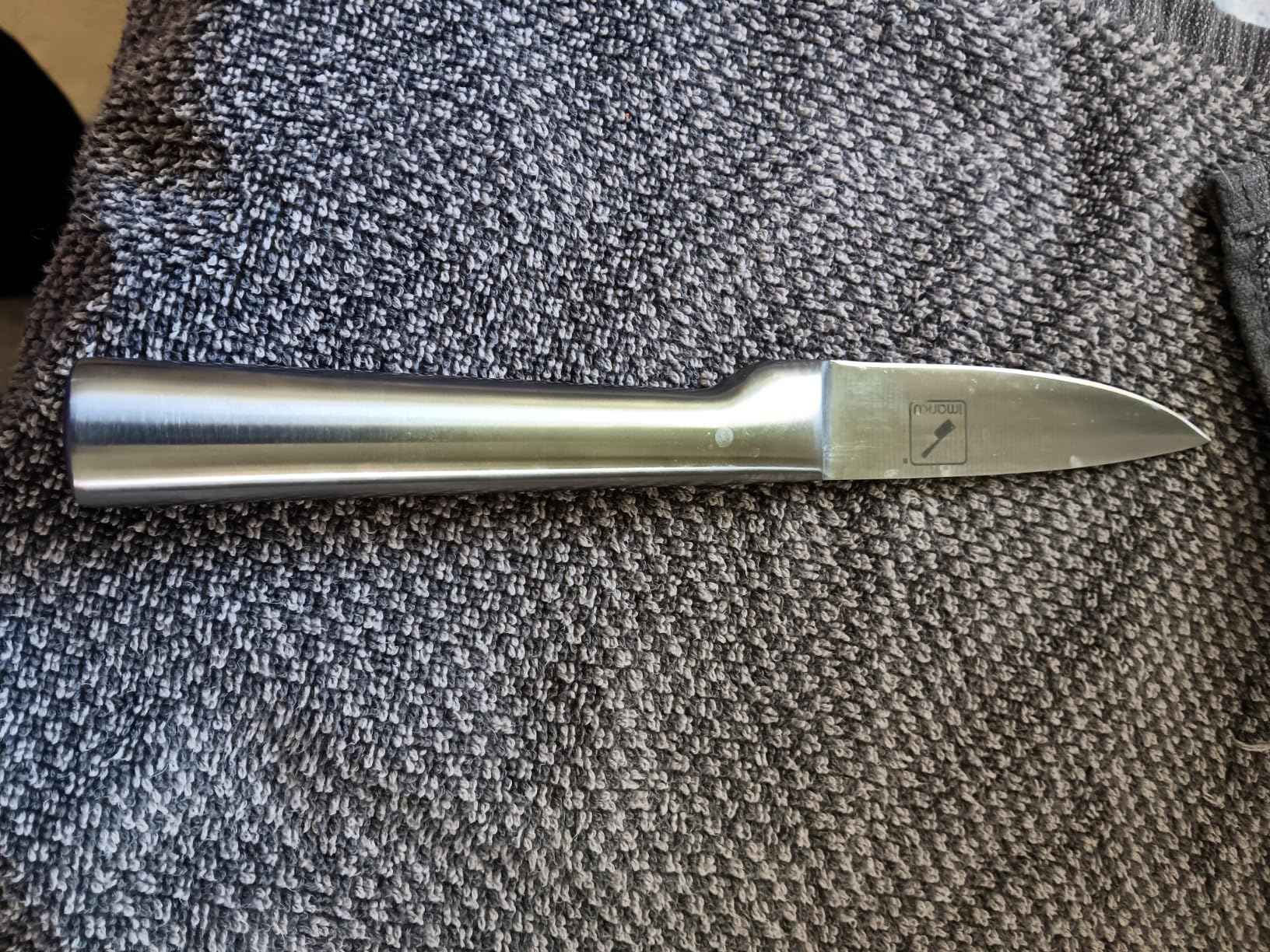 imarku Knife Set - 15PCS Kitchen Knife Set Japanese High Carbon Stainless Steel Knives Set for Kitchen, Dishwasher Safe Ultra Sharp Professional Chef Well Balance Knife Block Set, Black customer photo 1