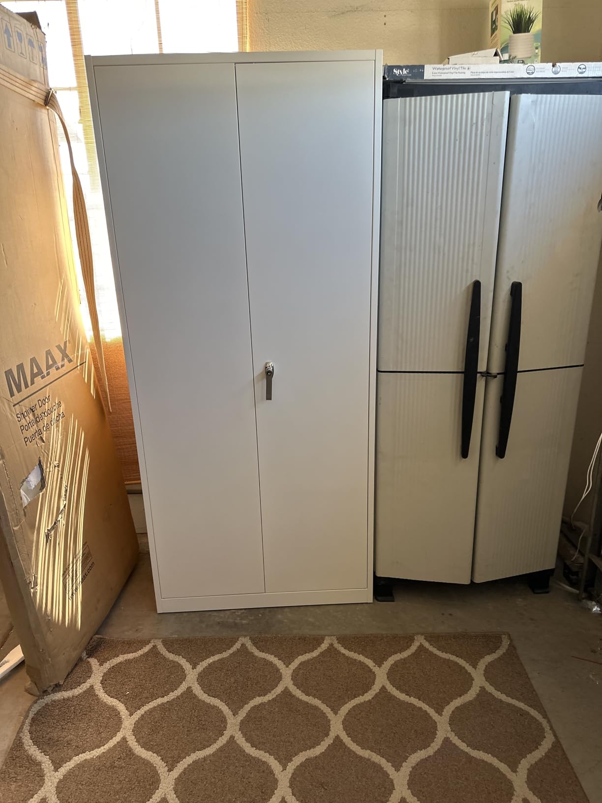 Greenvelly Metal Garage Storage Cabinet, 72