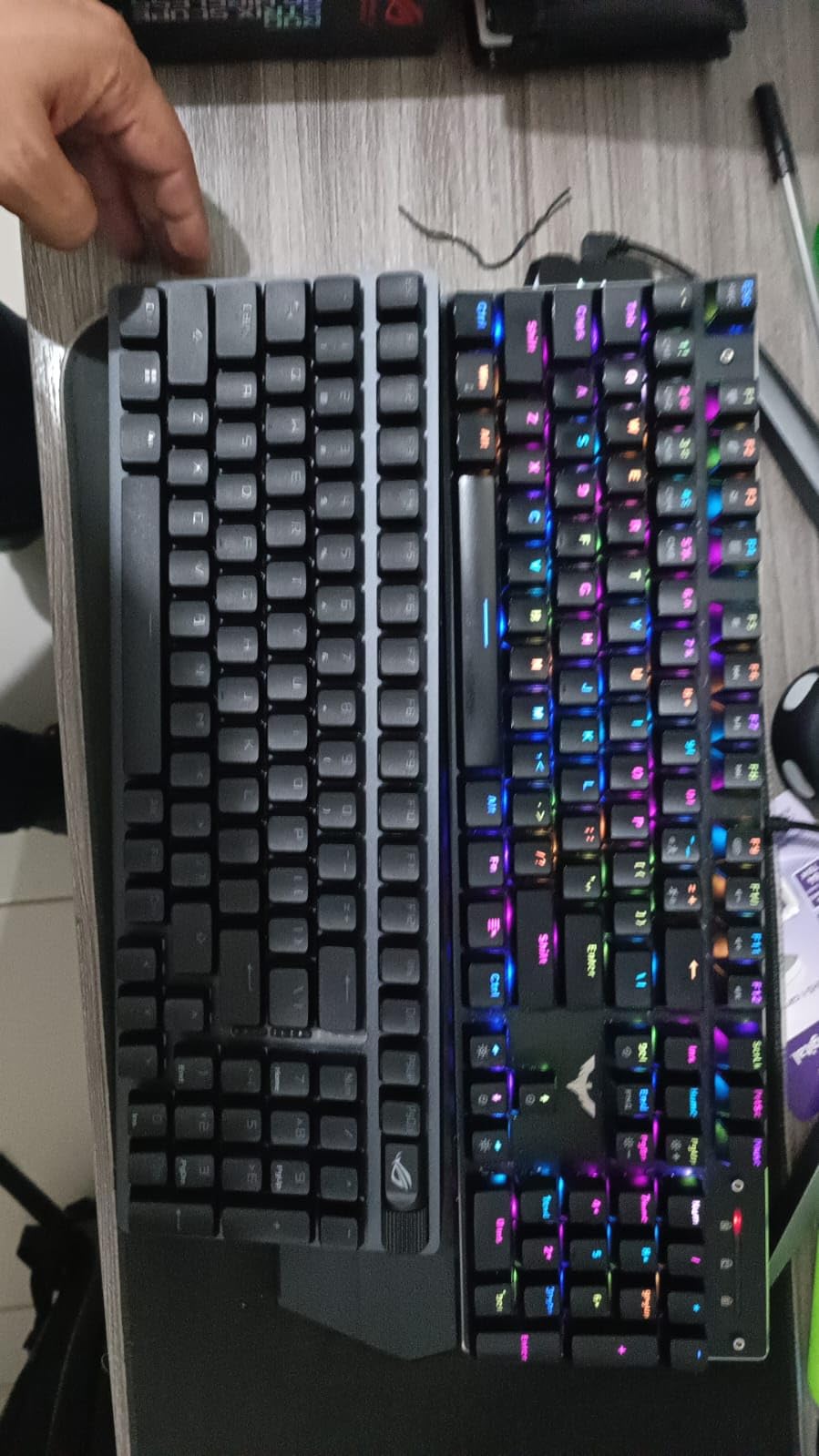 ASUS ROG Strix Scope II 96 Wireless Mechanical Gaming Keyboard - 96% Full-Size, Tri-Mode Connectivity, Hot Swappable Pre-lubed ROG NX Snow Linear Switches, PBT Keycaps, RGB, PC/Mac Support-Black customer photo 1