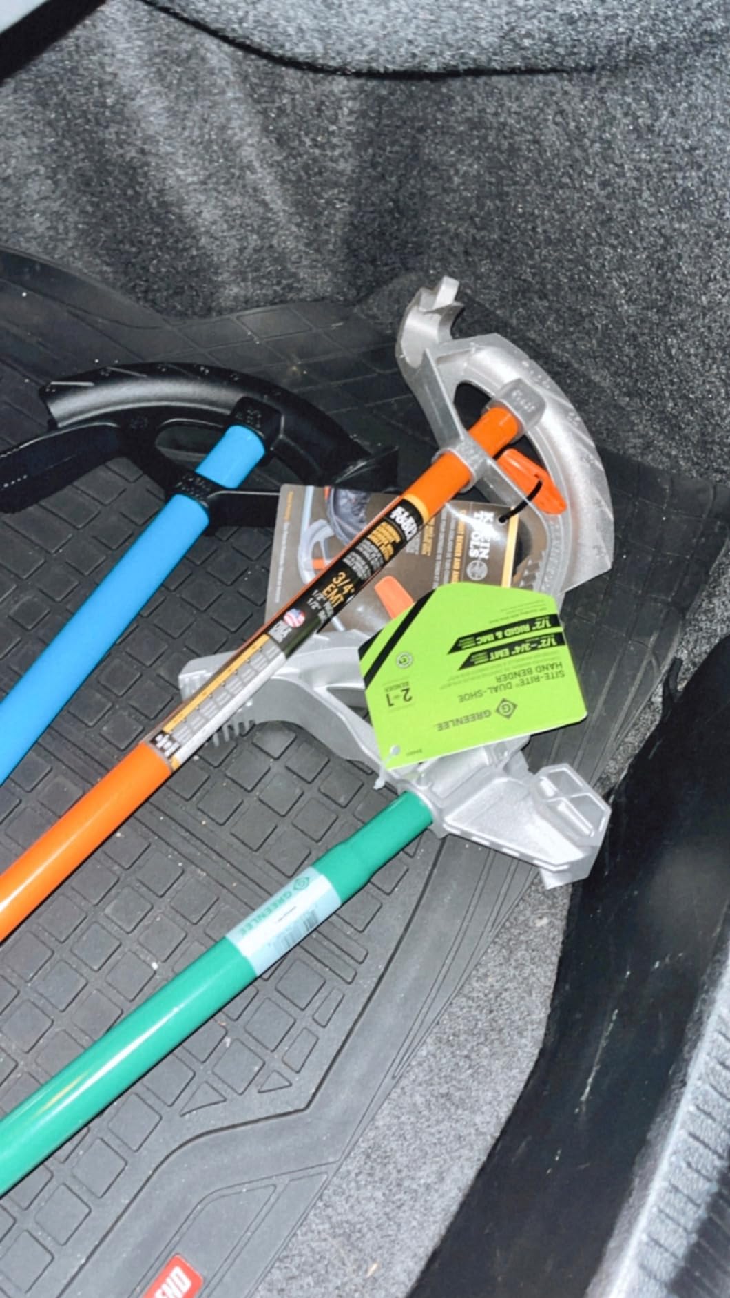 Greenlee 844AH Dual-Shoe Hand Bender w/Handle for 1/2