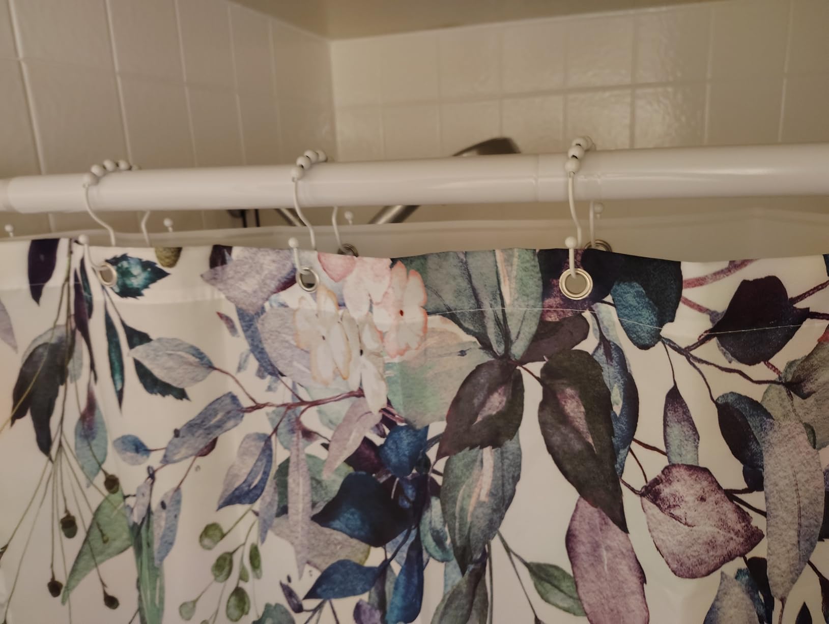 Shower Curtain Rod Adjustable 43-78 inch, 1